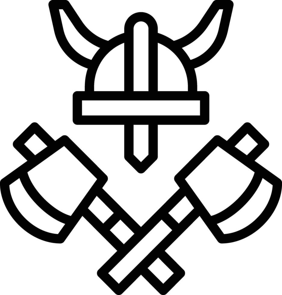 icono de vector vikingo