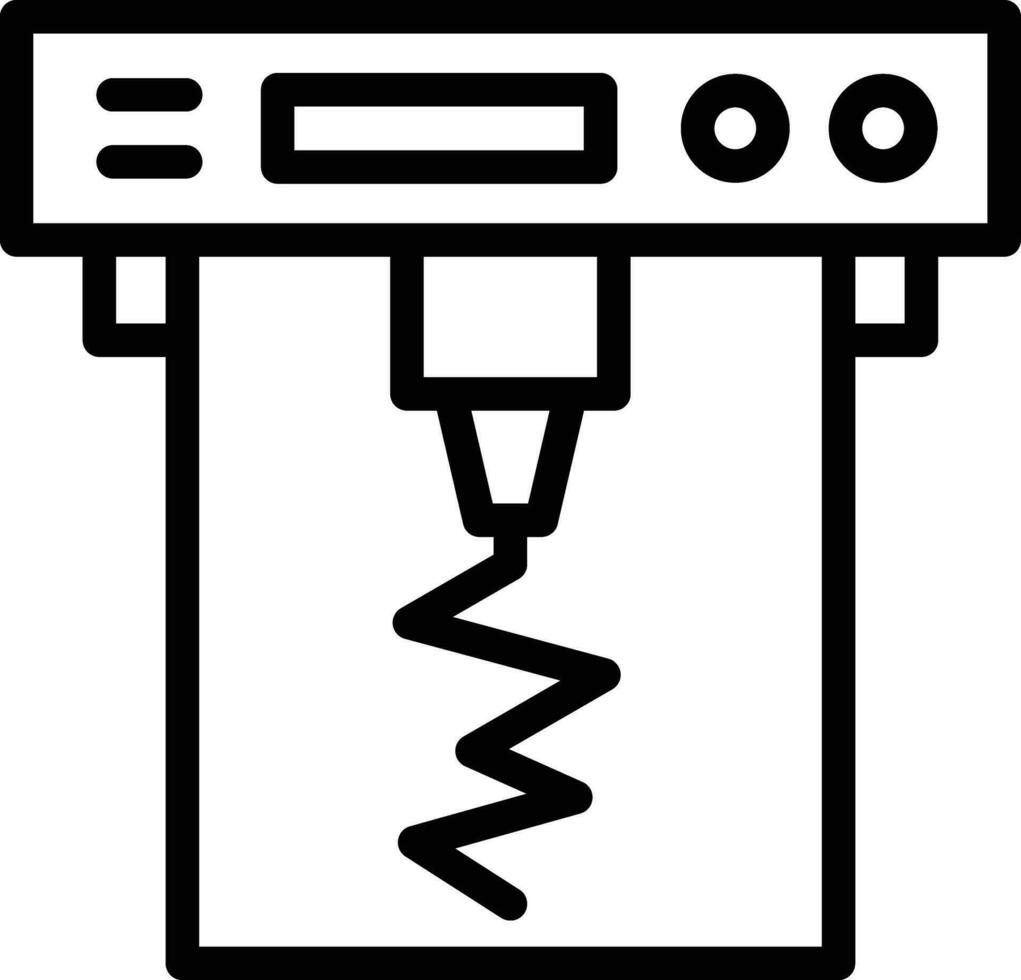 Seismograph Vector Icon