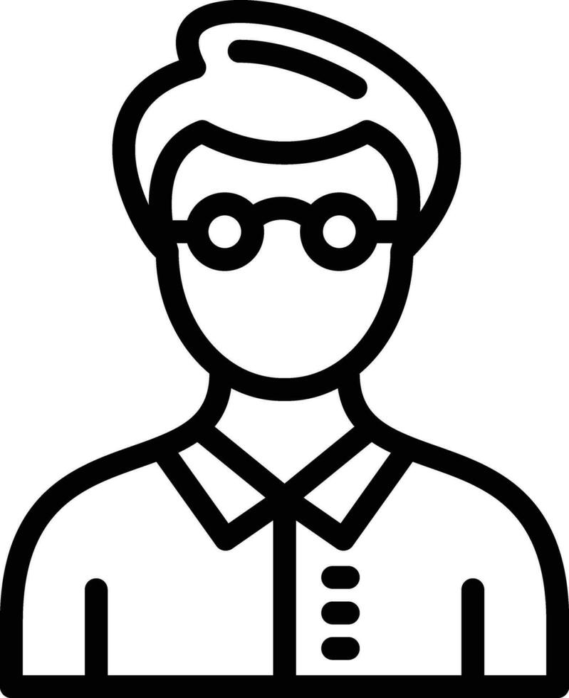 Male Professor Vector Icon