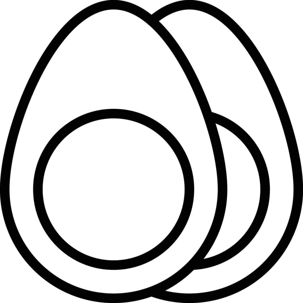 Boiled Egg Vector Icon