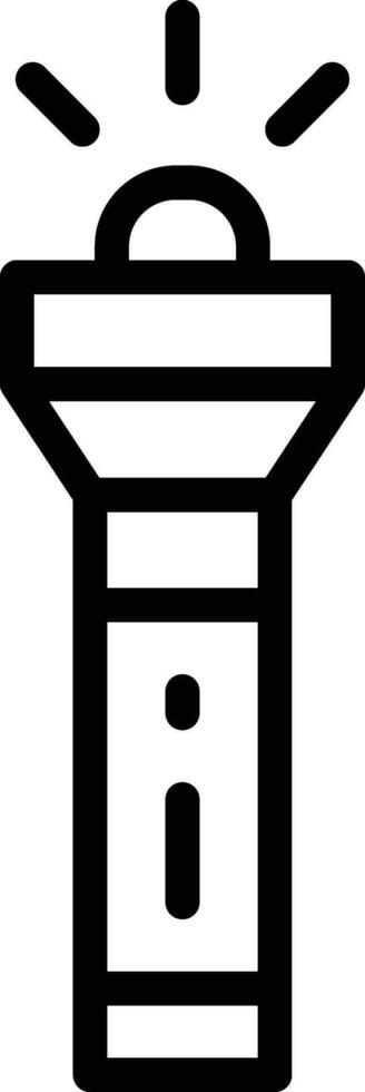 icono de vector de antorcha