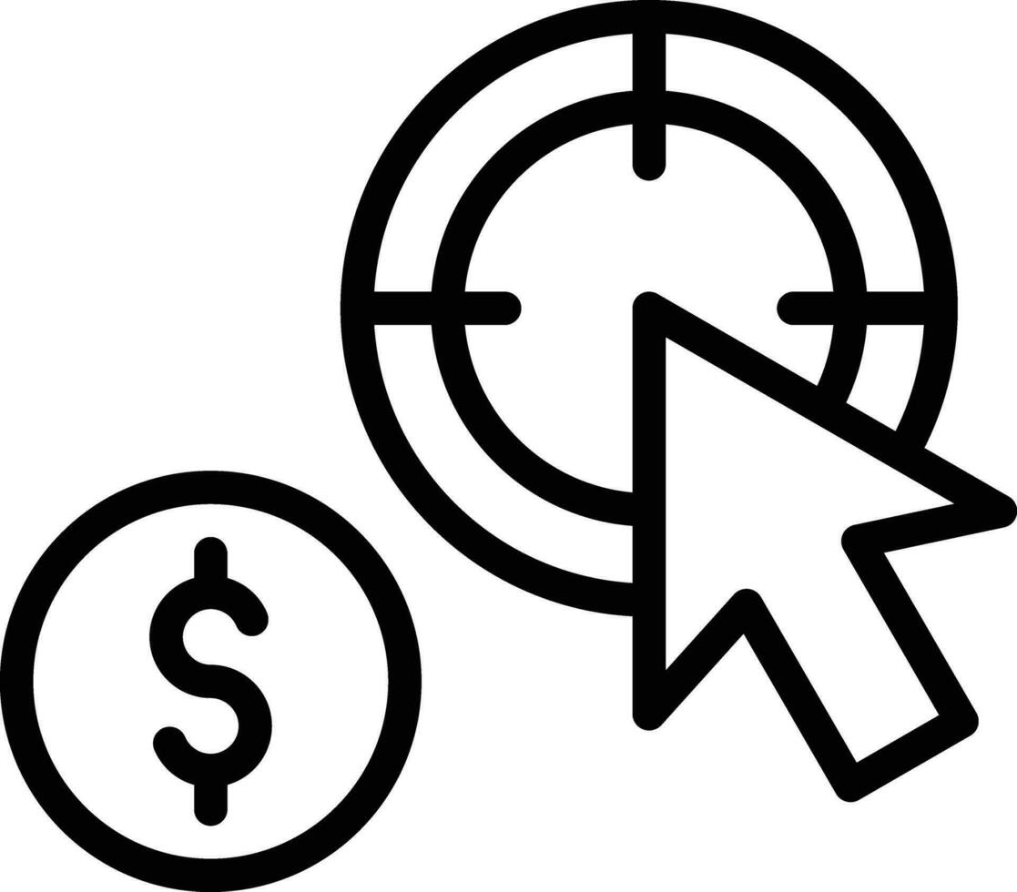 Pay Per Click Vector Icon