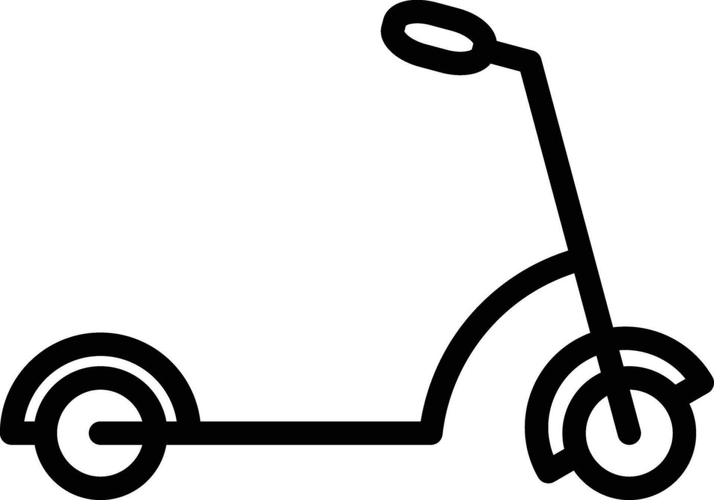 Kick Scooter Vector Icon