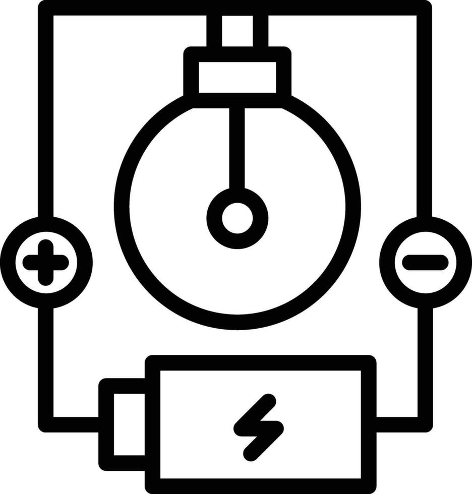 Electric Circuit Vector Icon