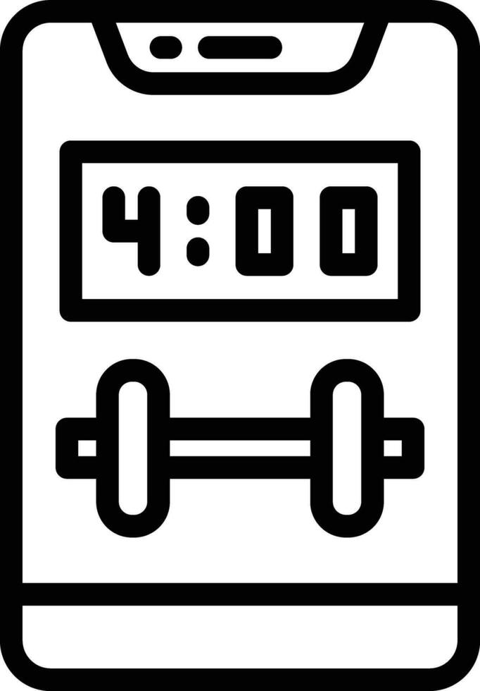 Gym Time Vector Icon