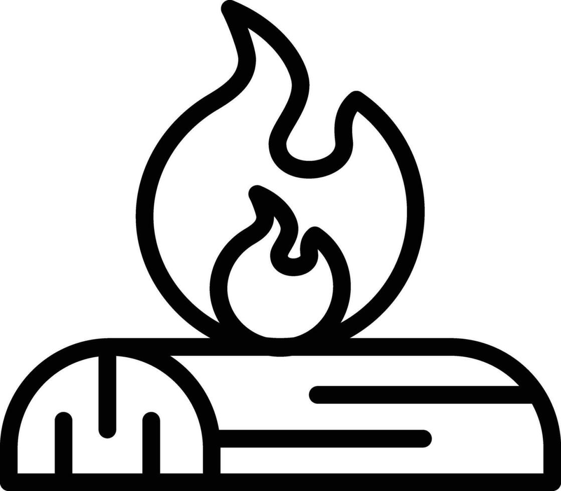 Firewood Vector Icon