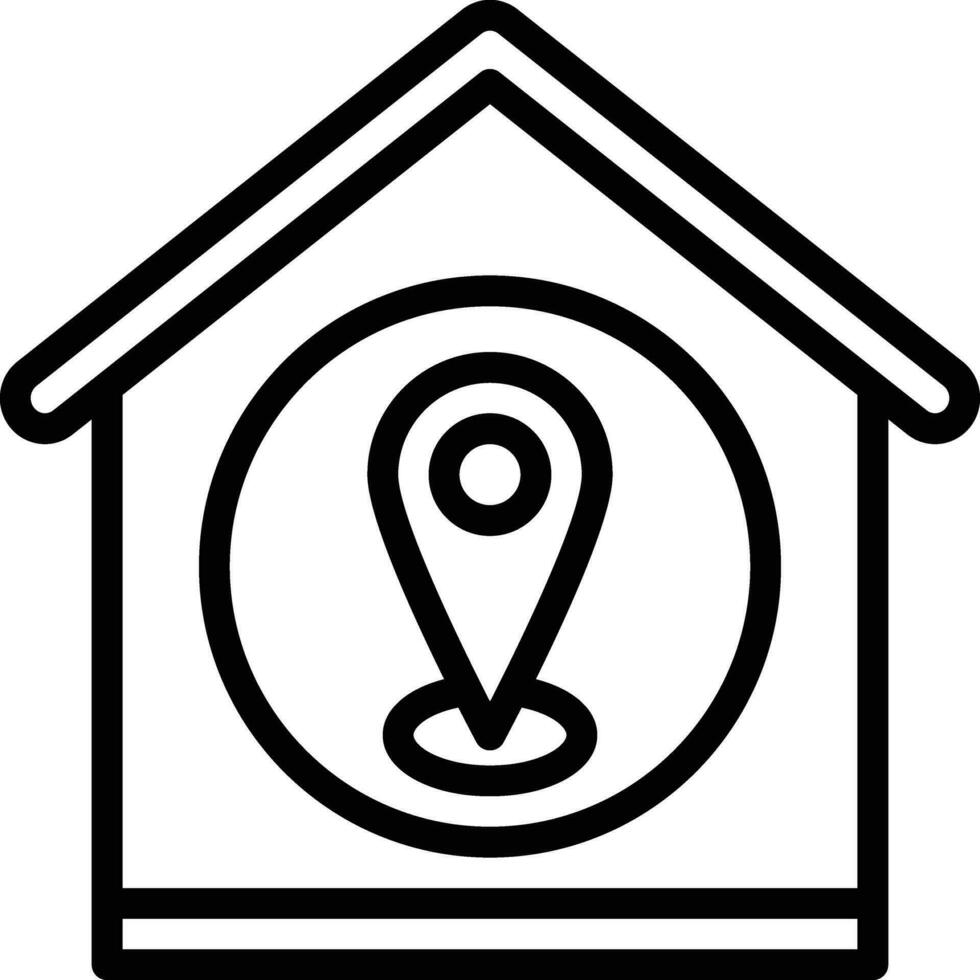 House Location Vector Icon
