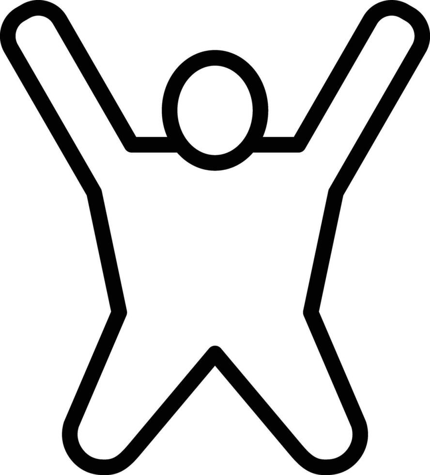 Extended Pose Vector Icon