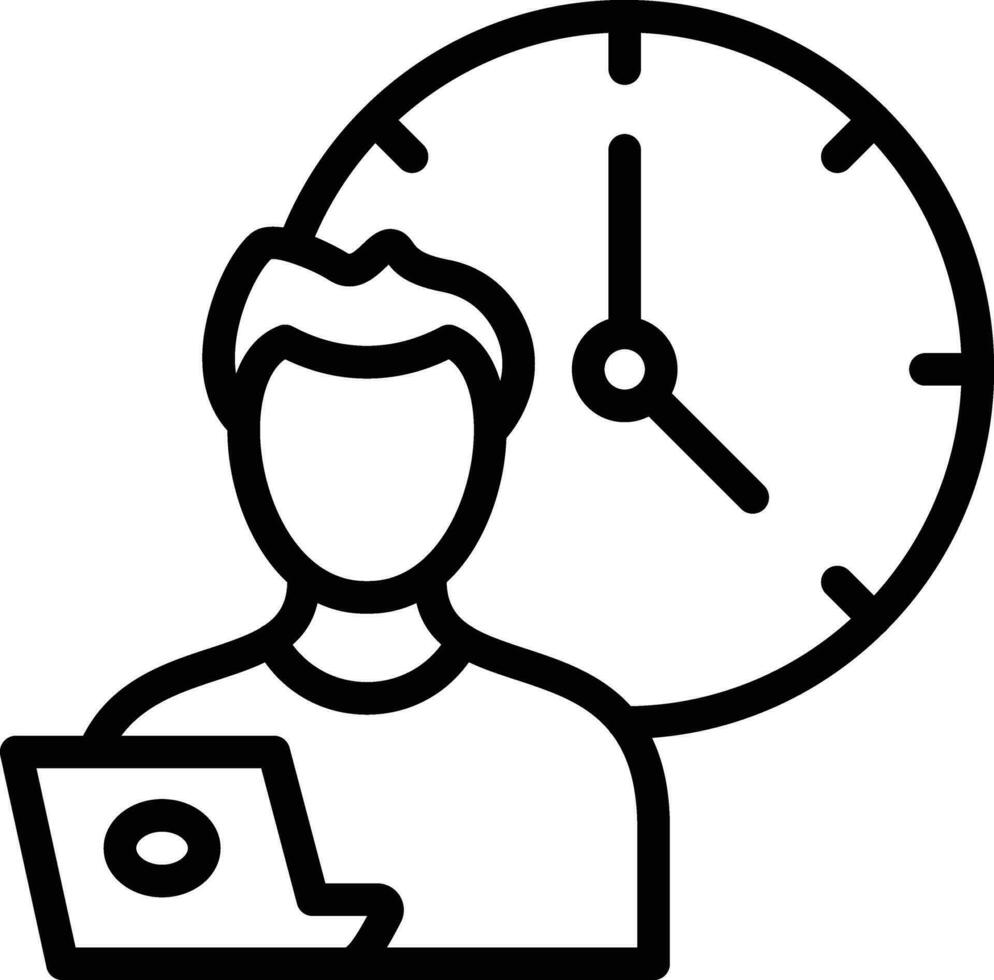 Working Hours Vector Icon