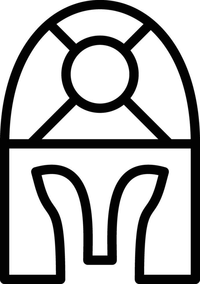 Roman Helmet Vector Icon