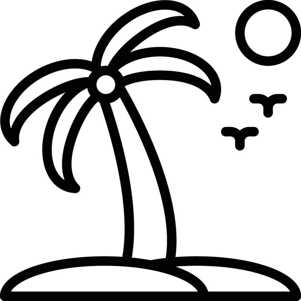 Island Vector Icon