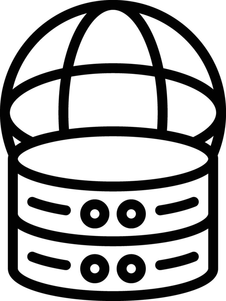 Global Servers Vector Icon Vector Icon