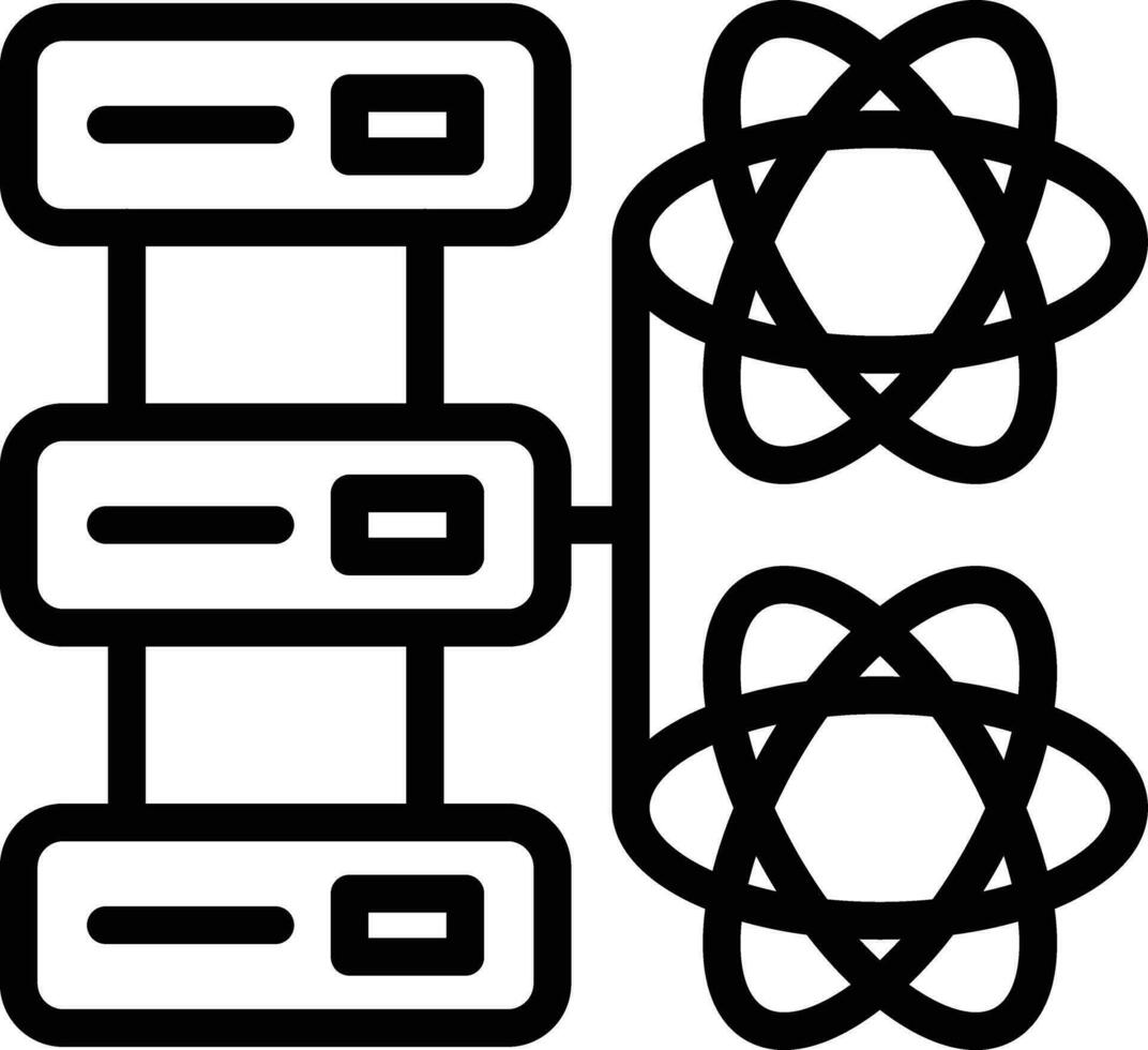 icono de vector de ciencia de datos