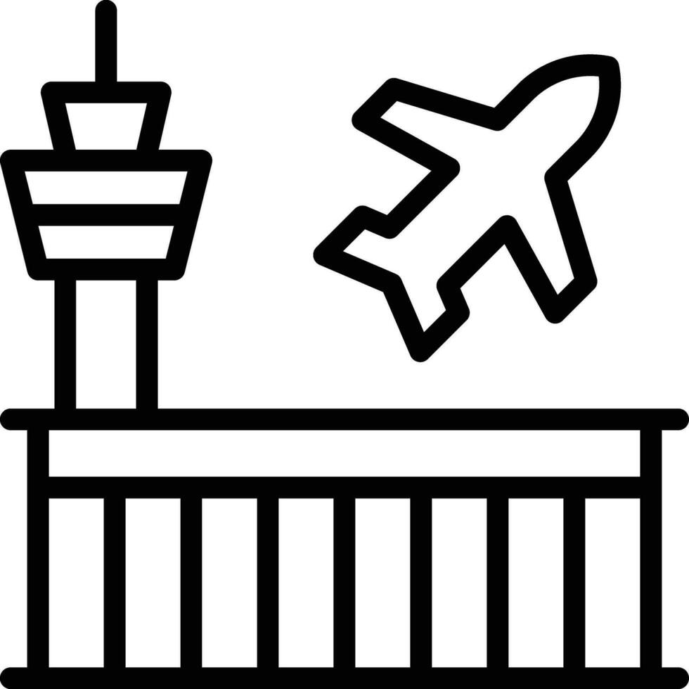 icono de vector de aeropuerto