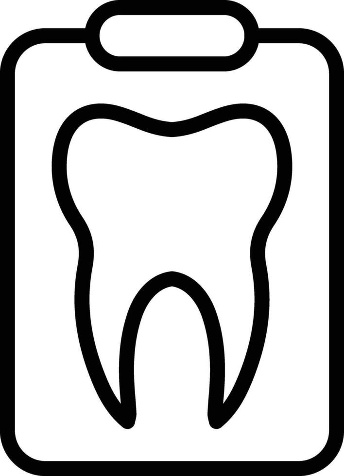 Tooth Analysis Vector Icon