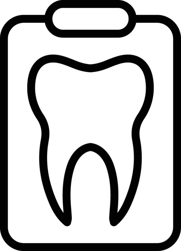 Tooth Analysis Vector Icon