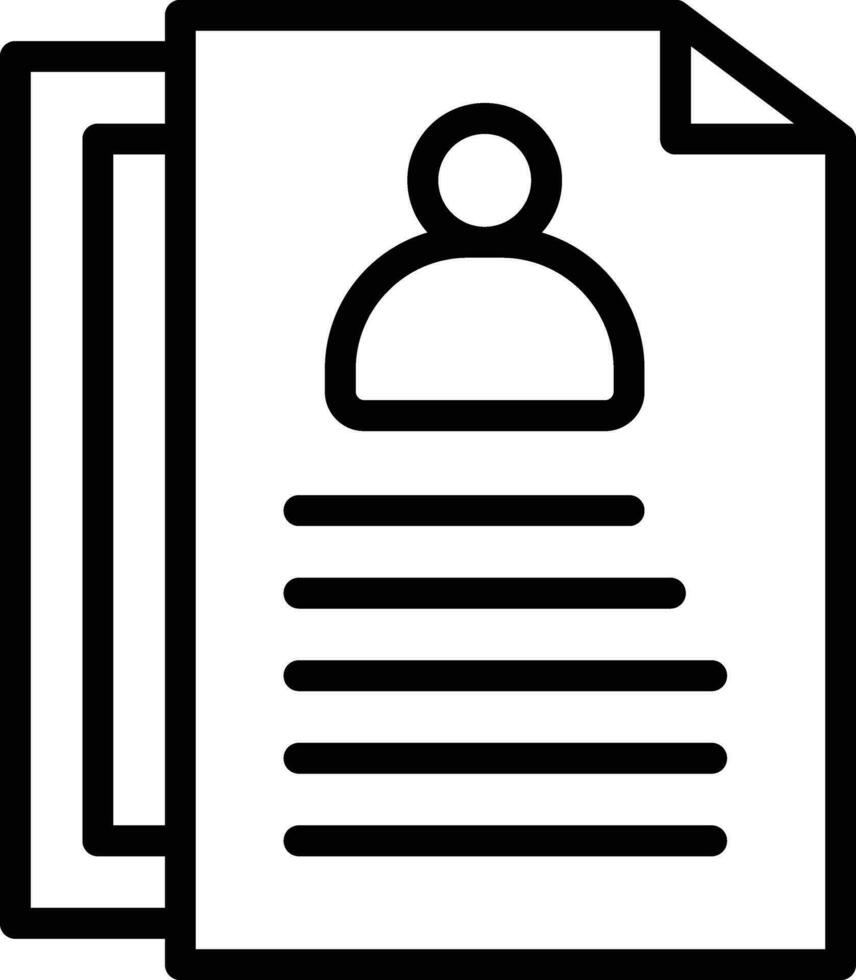 Business Files Vector Icon