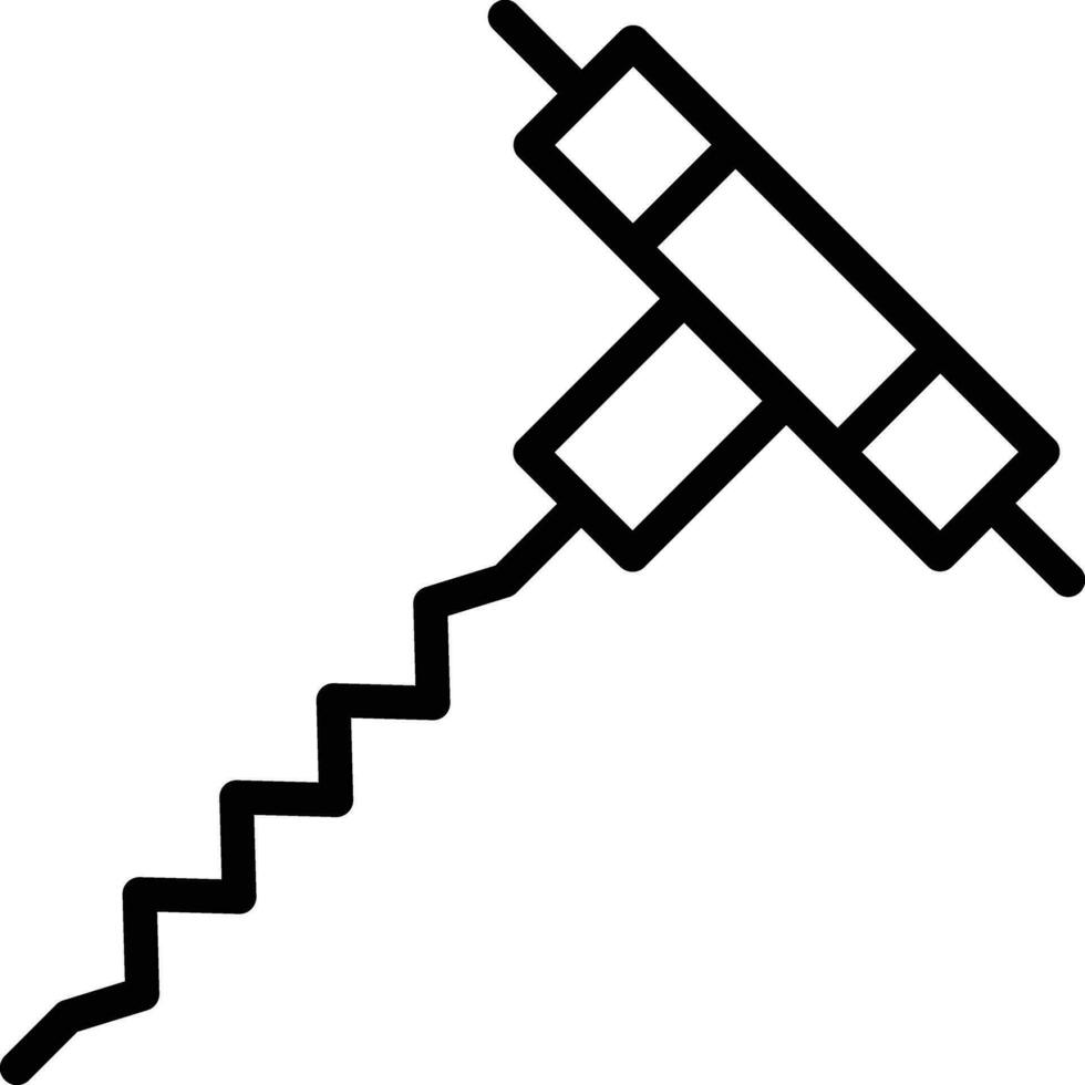 Corkscrew Vector Icon