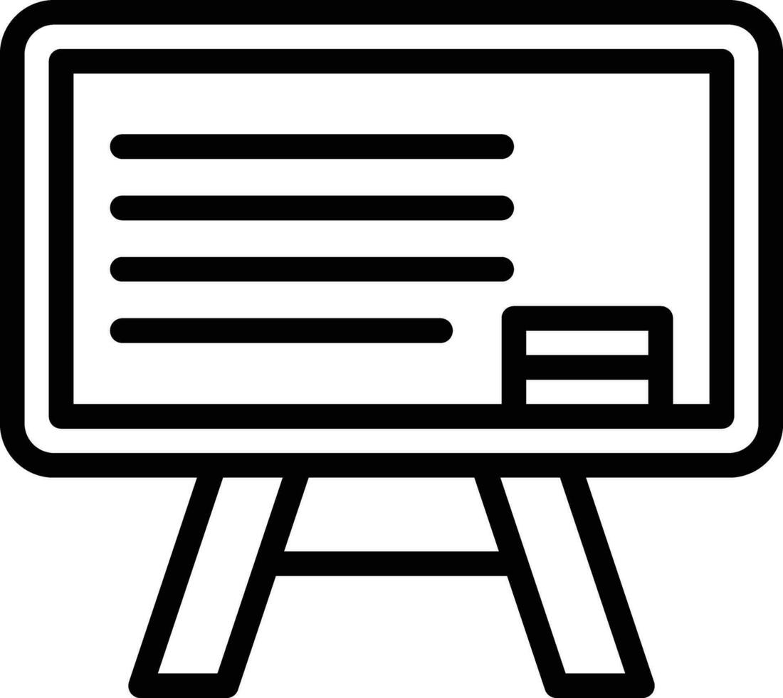 Blackboard Vector Icon