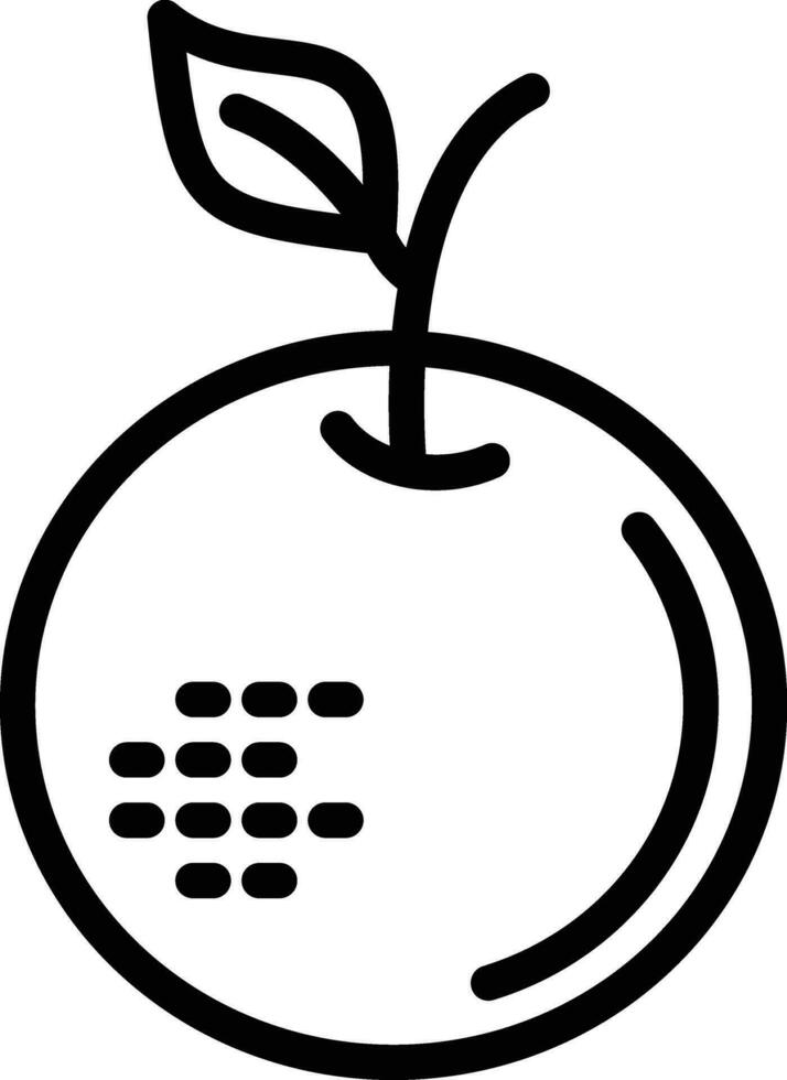 icono de vector naranja