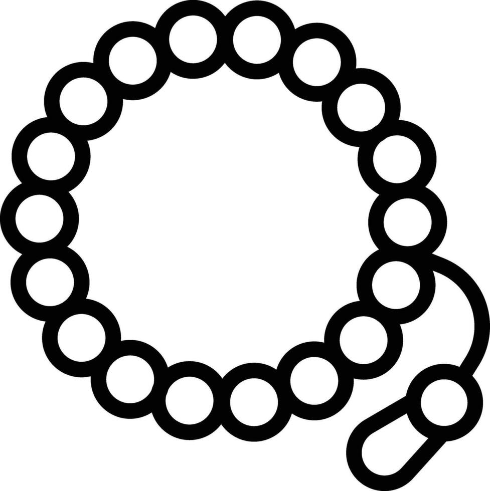 icono de vector de tasbih