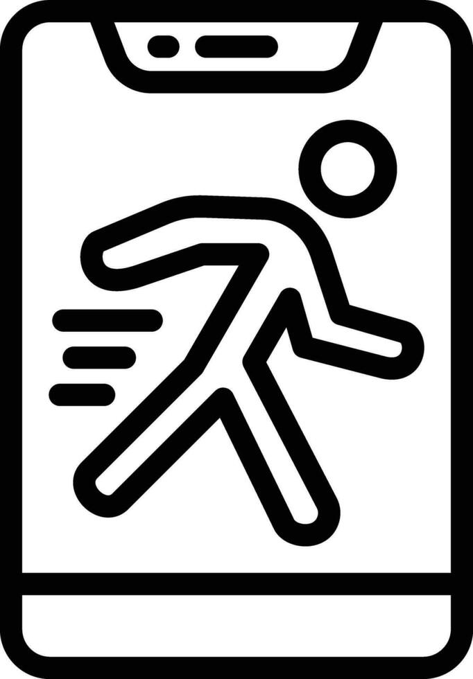 icono de vector de jogging