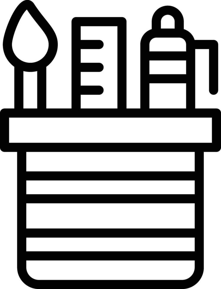 Pencil Case Vector Icon