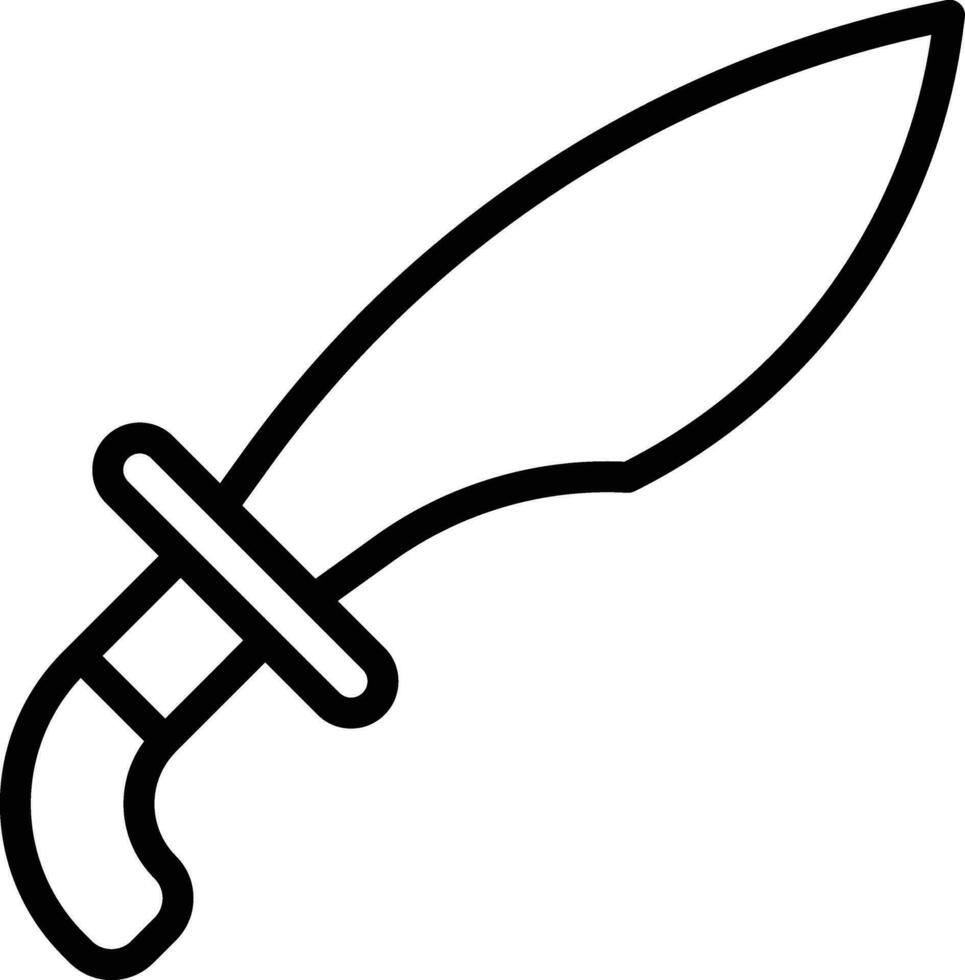 Pirate Knife Vector Icon