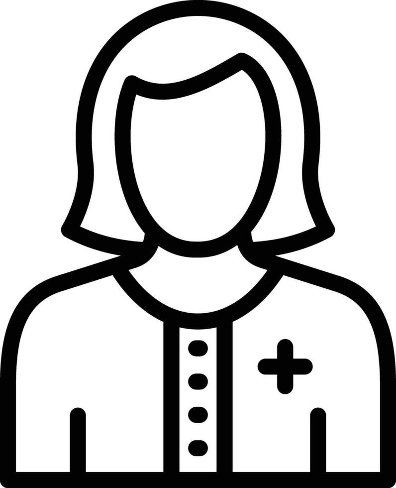 Female Patient Vector Icon