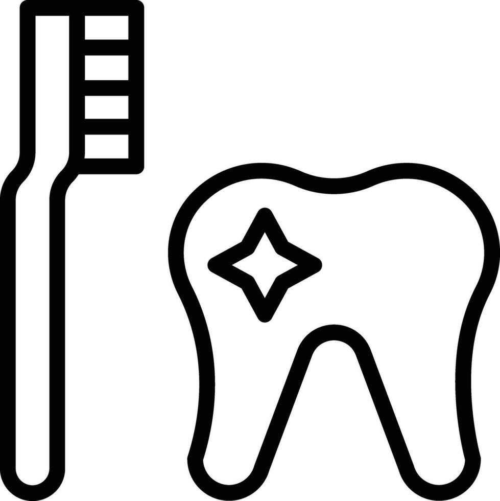 Tooth Hygiene Vector Icon