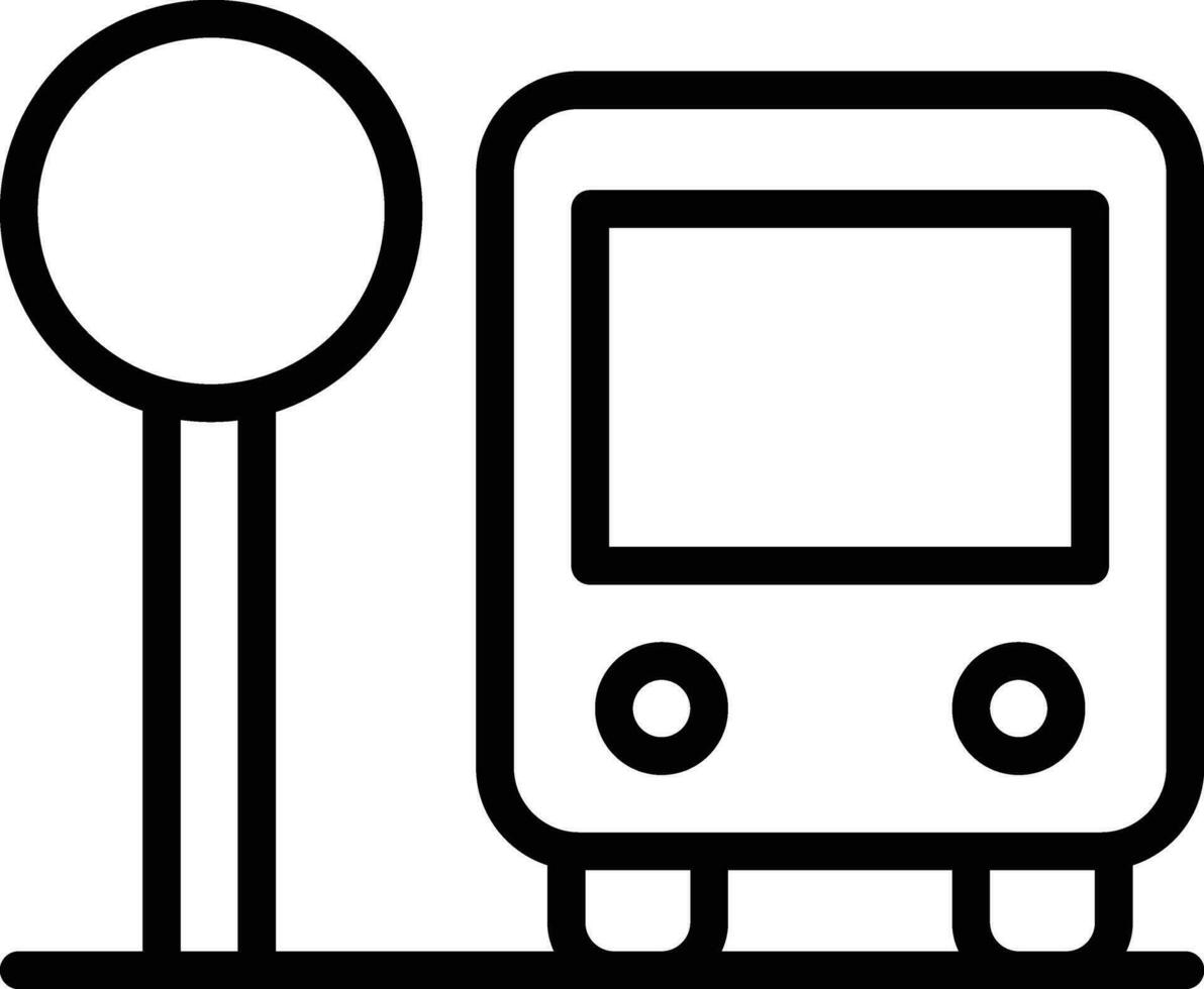 Bus Stop Vector Icon