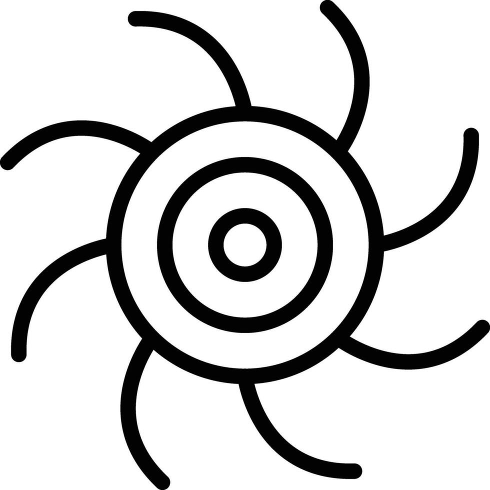 Black Hole Vector Icon