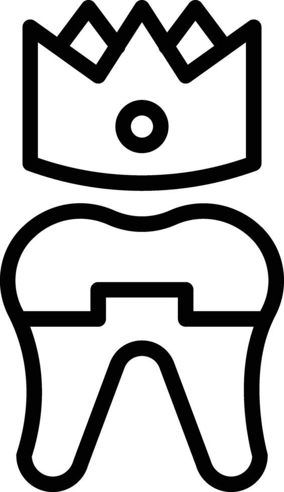 Dental Crown Vector Icon