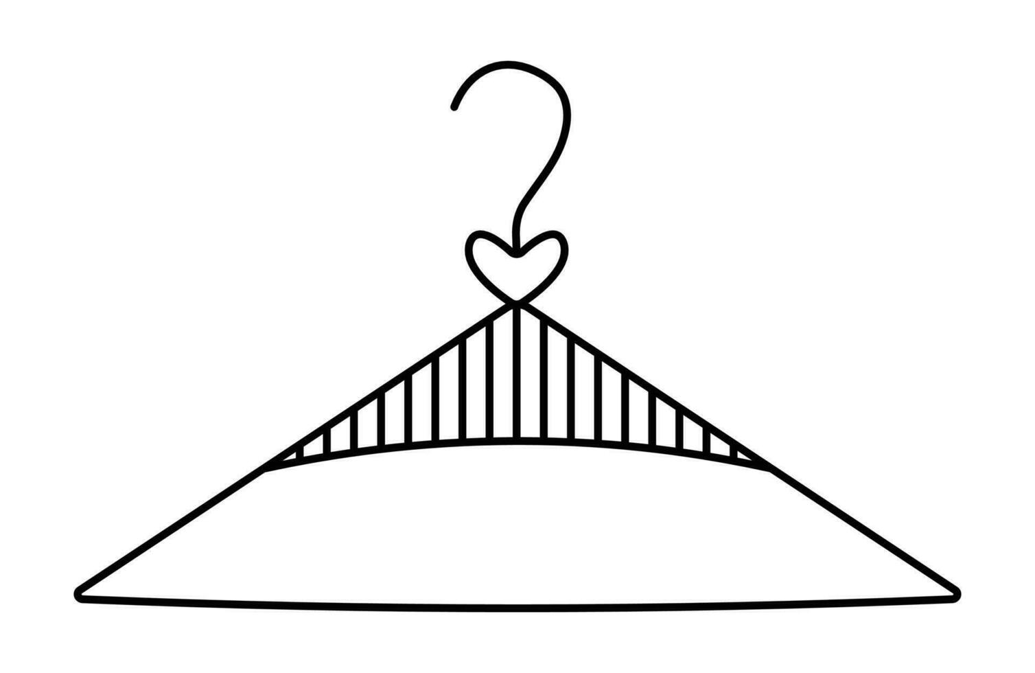 Single Coat Rack Symbol Black Line Clothes Hanger Sign Simple single-coat-rack-symbol-black-line-clothes-hanger-sign-simple
