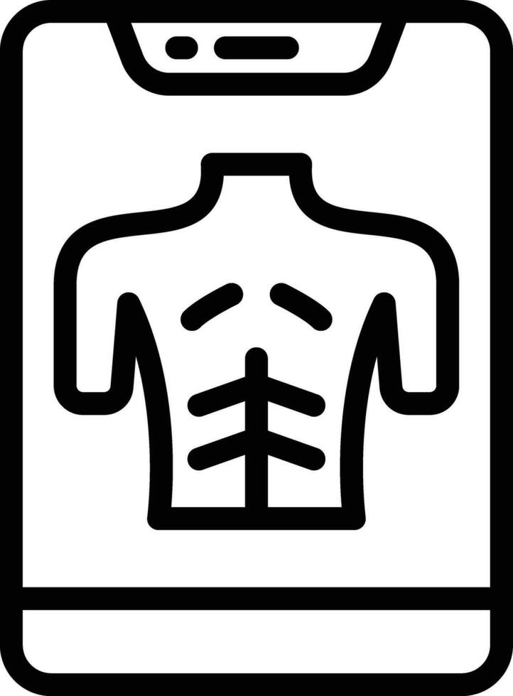 abdominales vector icono