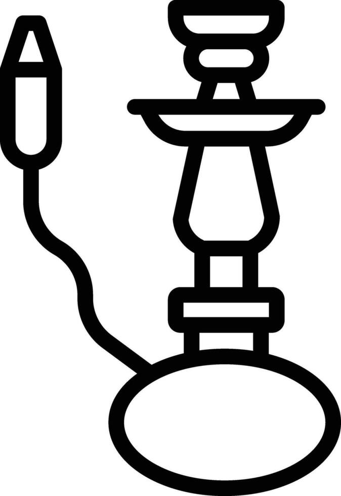 icono de vector de cachimba