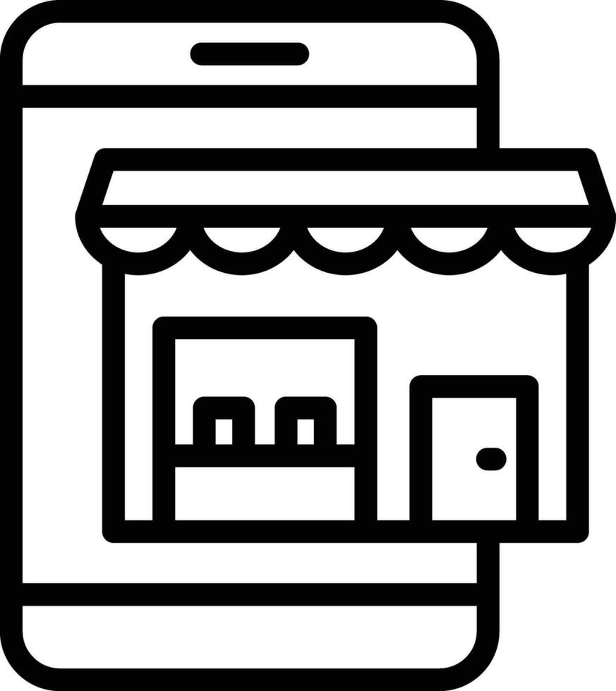 Online Store Vector Icon