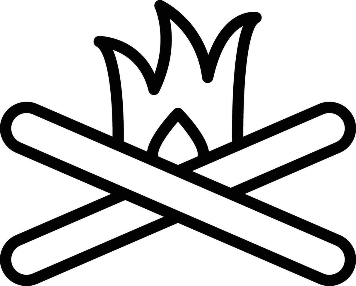 Bonfire Vector Icon