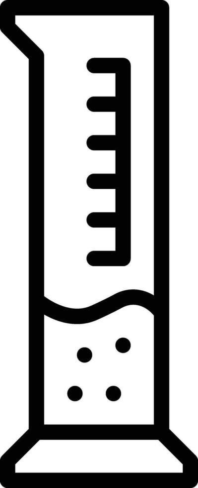 Graduated Cylinder Vector Icon