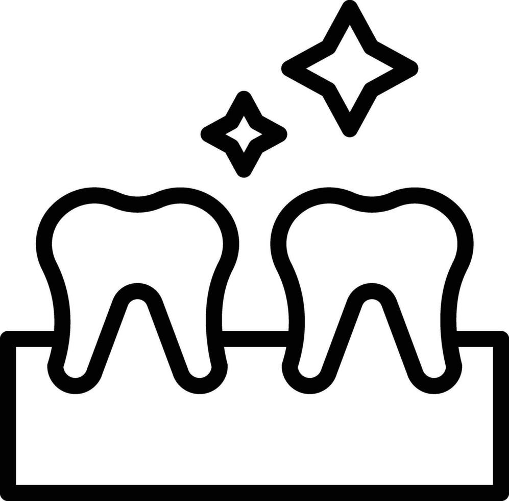 Dental Cleaning Vector Icon