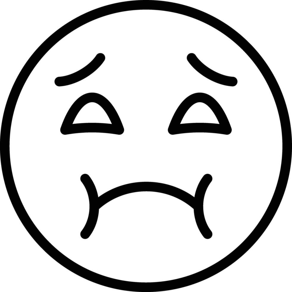 Nauseated Face Vector Icon