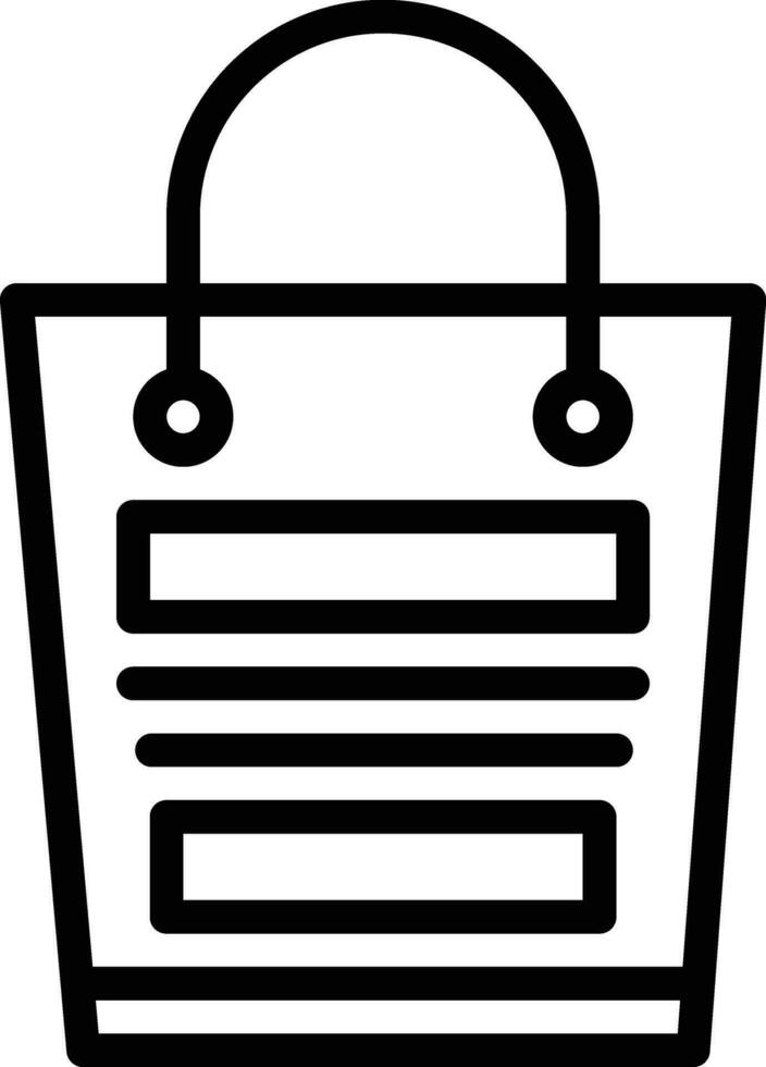 Shopping Bad Vector Icon