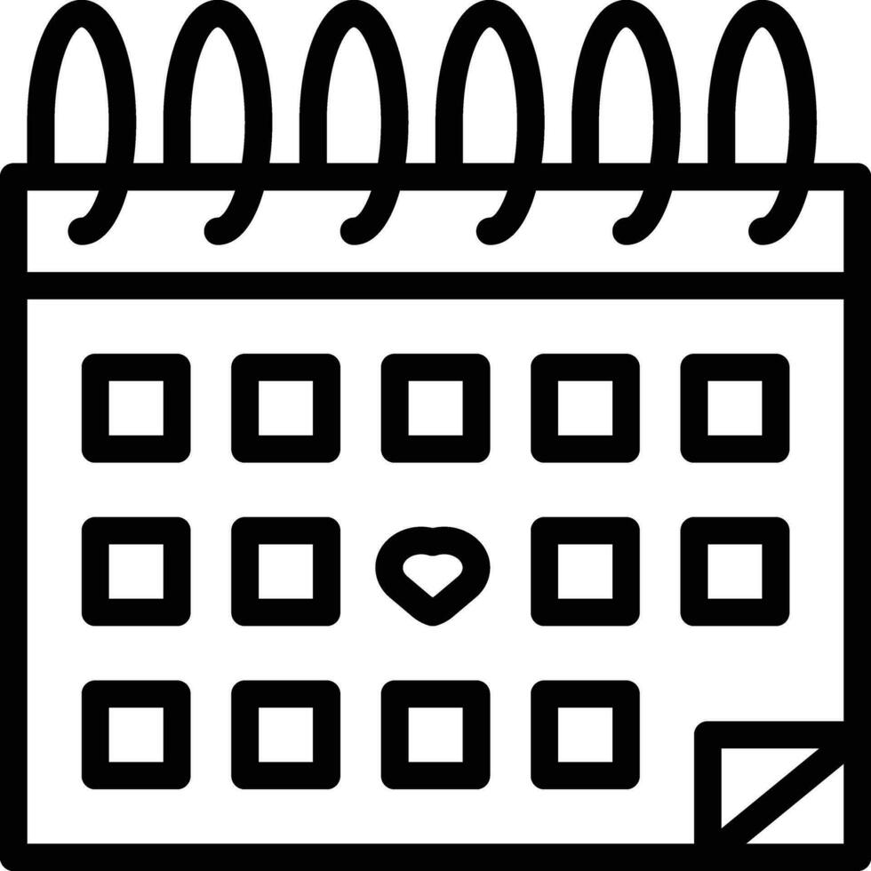 Wedding Date Vector Icon