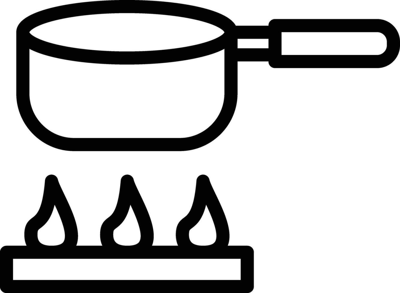 Water Boil Vector Icon