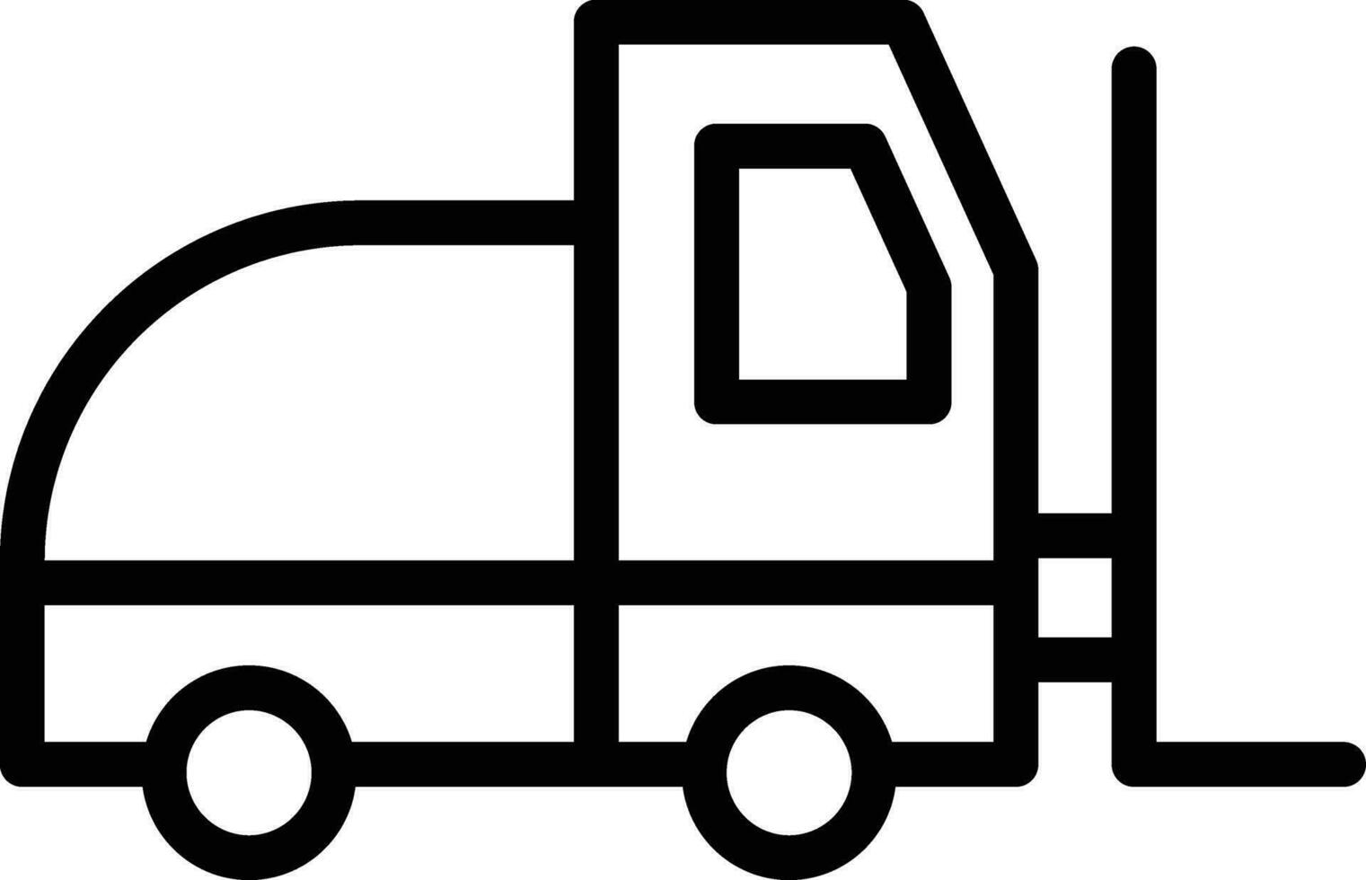 Forklift Vector Icon