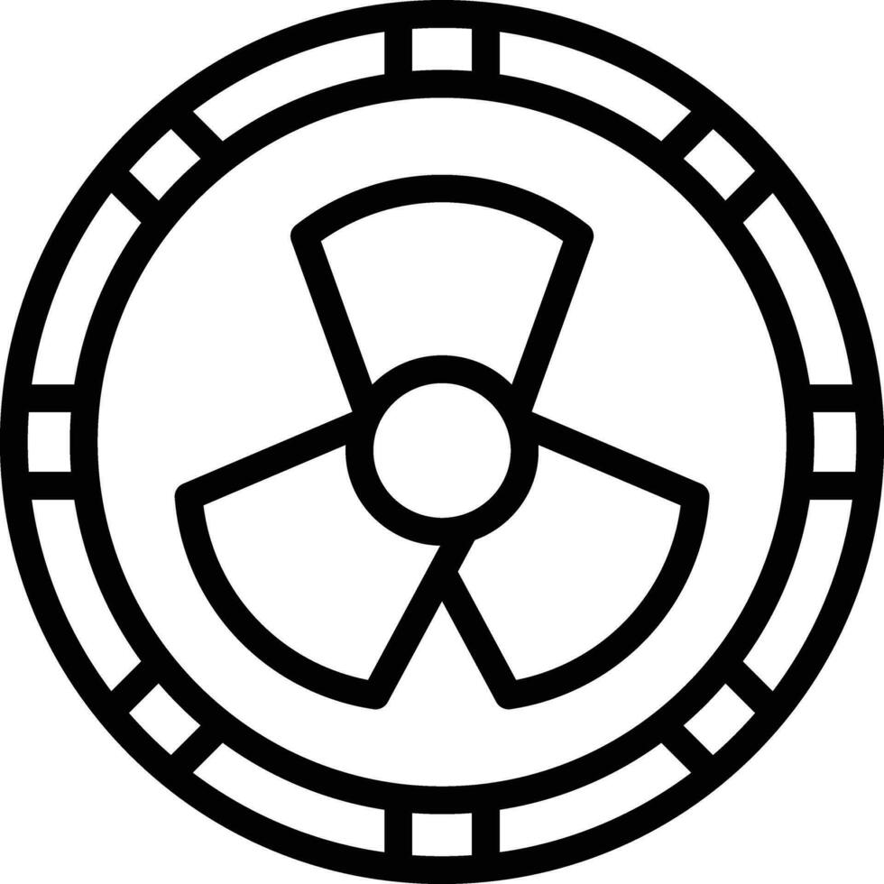 icono de vector nuclear