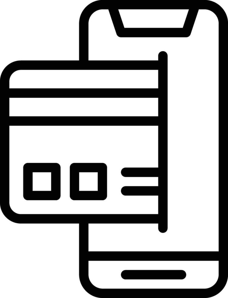 Cashless Payment Vector Icon