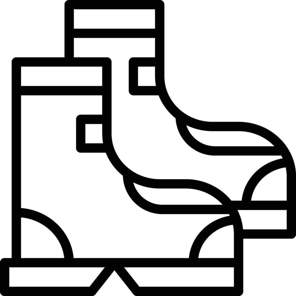 Electrician Boots Vector Icon