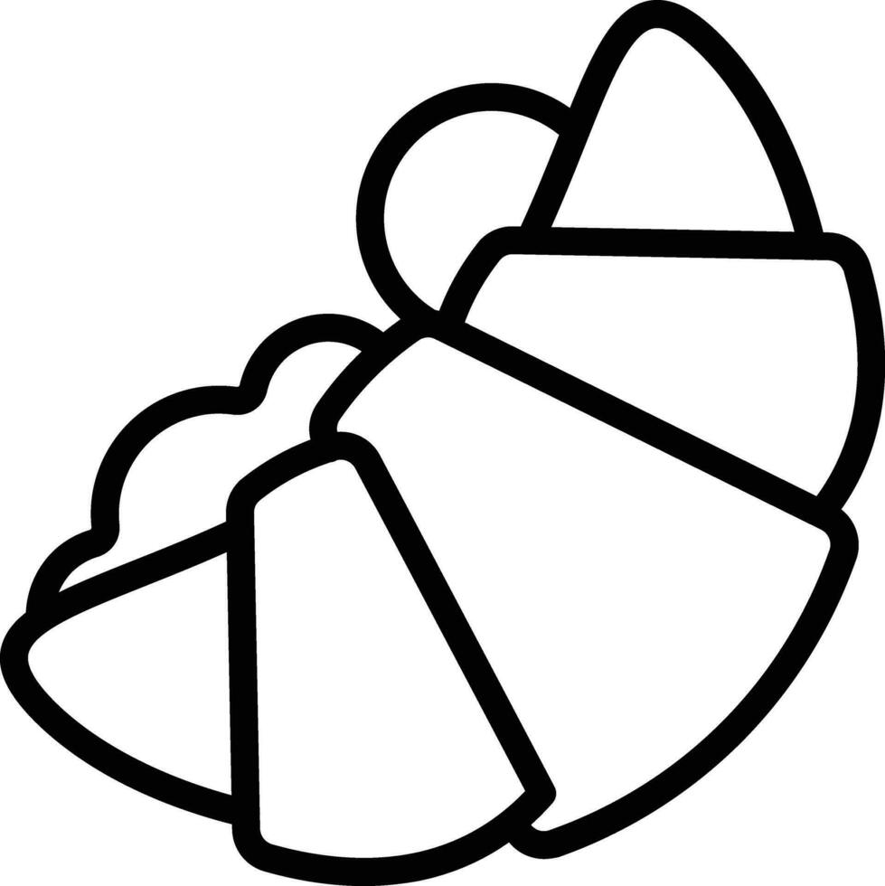 Croissant Vector Icon