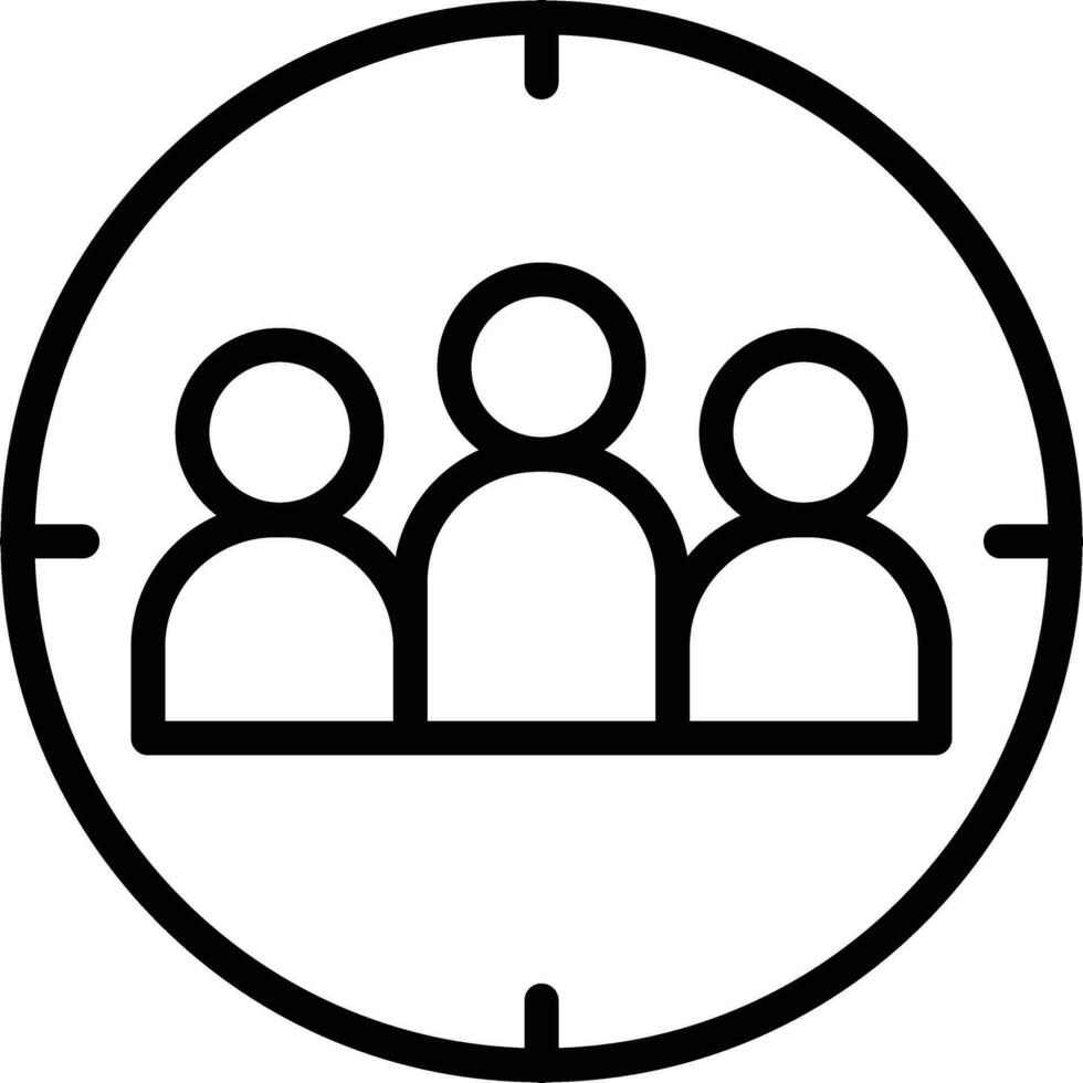 Target Audience Vector Icon